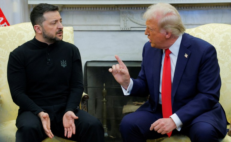 Zelenskyy and Trump argue