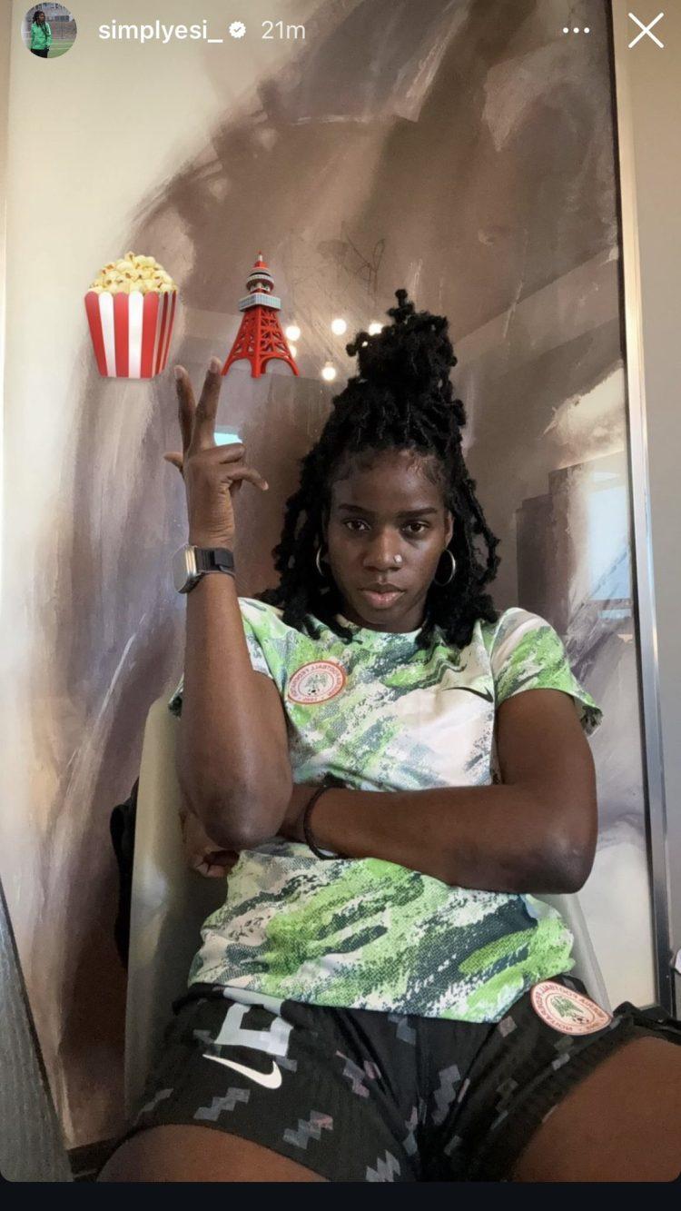 Nigeria Super Falcons star Esther Okoronkwo 