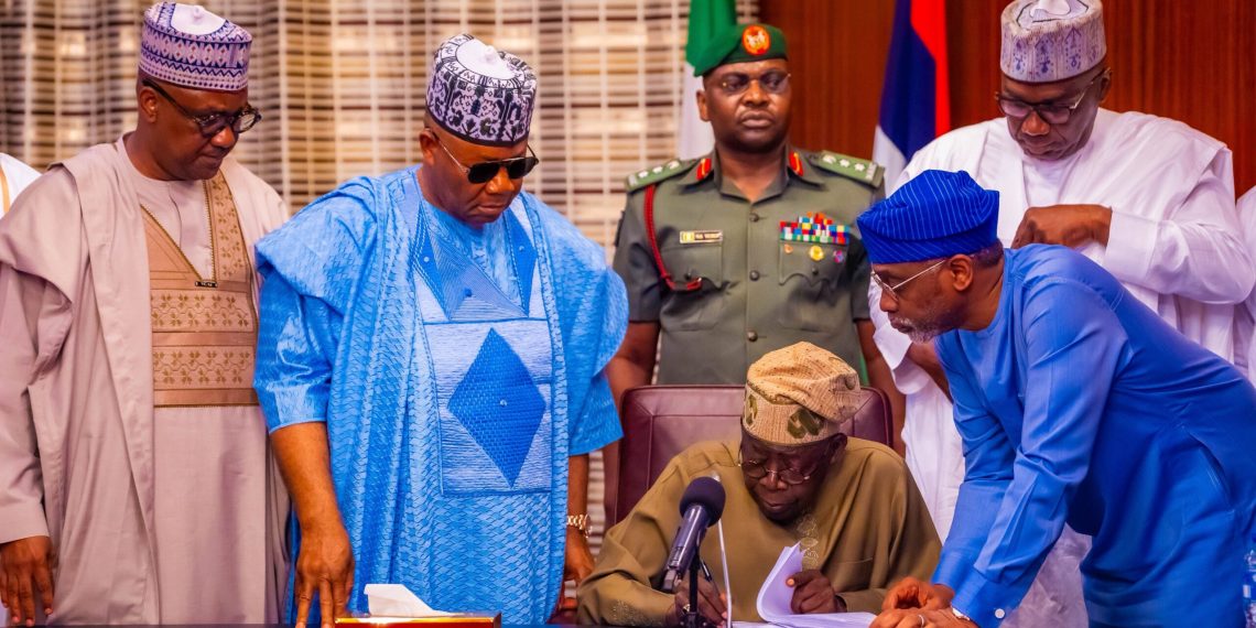 President Bola Tinubu on Thursday signed into law the four new tax bills