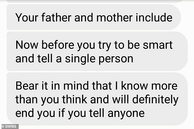 The fraudster had incessantly texted Gail, telling her to wire money to accounts in Nigeria and the US