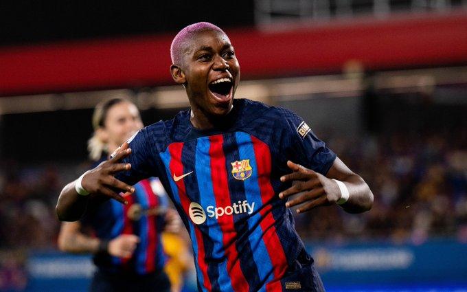 Asisat Oshoala for Barcelona 