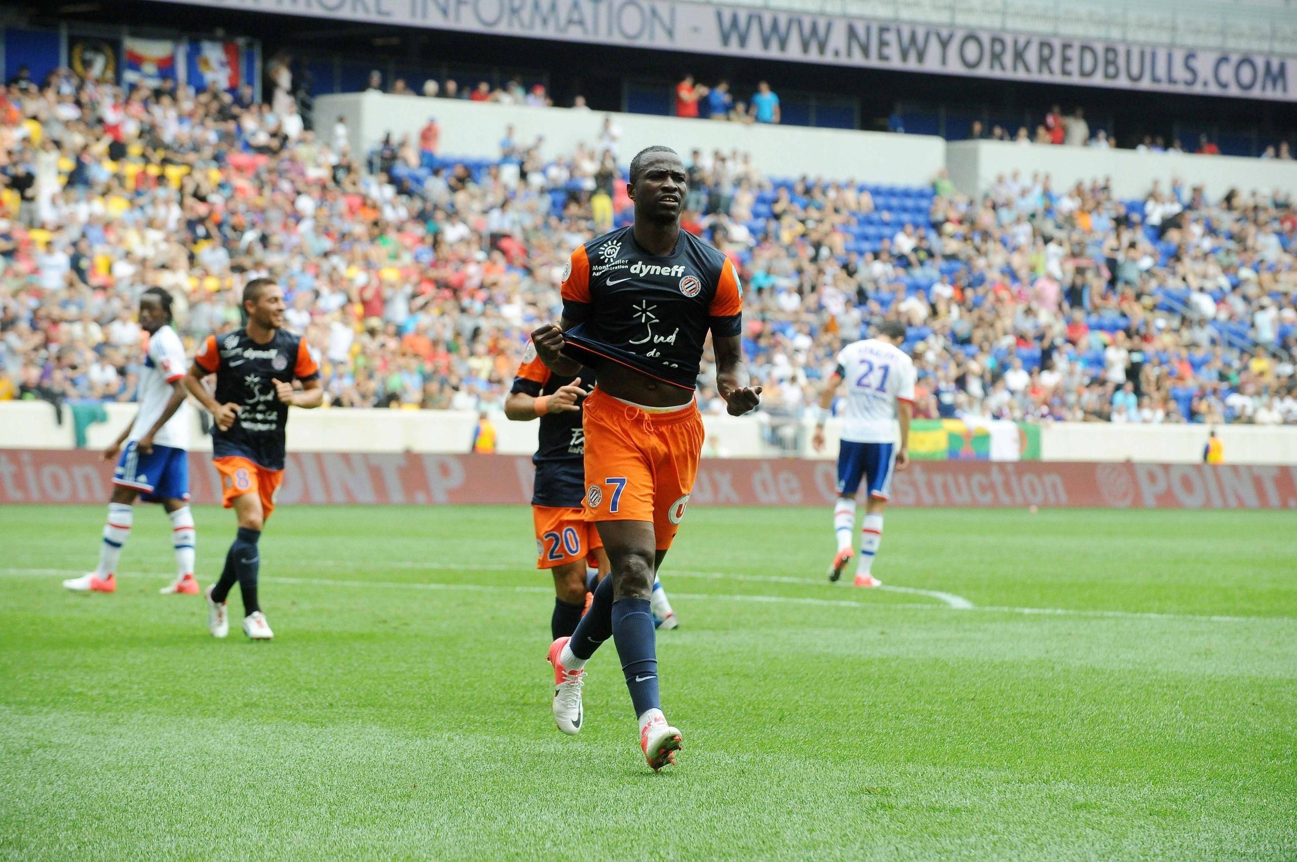 John Utaka (Montpellier) FOOTBALL : Lyon vs Montpellier