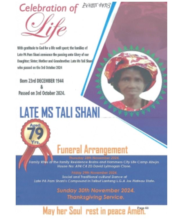 A celebration of life for the 'fictitious' Ms Tali Shani