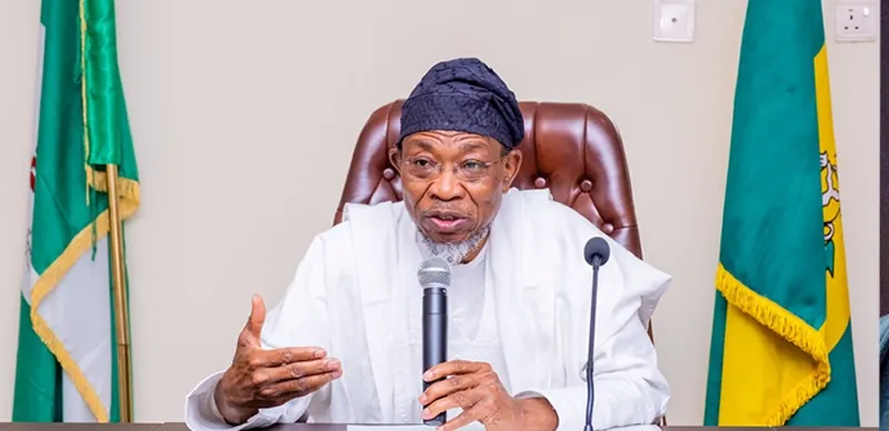 Former Osun state governor Rauf Aregbesola who was blasted by APC