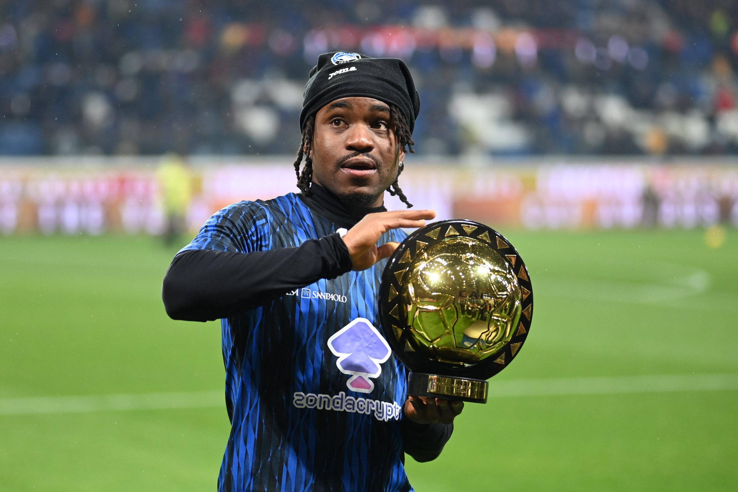 Ademola Lookman of Atalanta Bc with best CAF awards