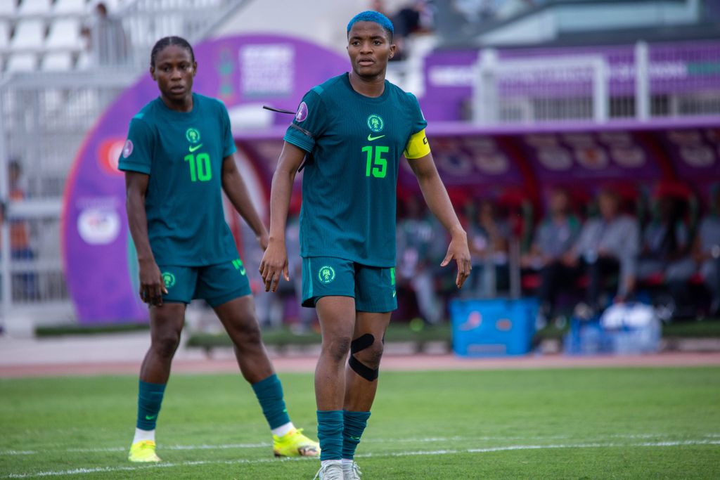 PSG star Rasheedat Ajibade and Benfica midfielder Christy Ucheibe