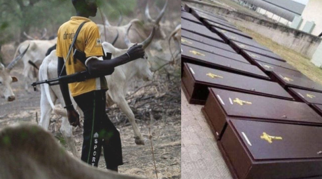 Armed Fulani militants; mass grave in Benue