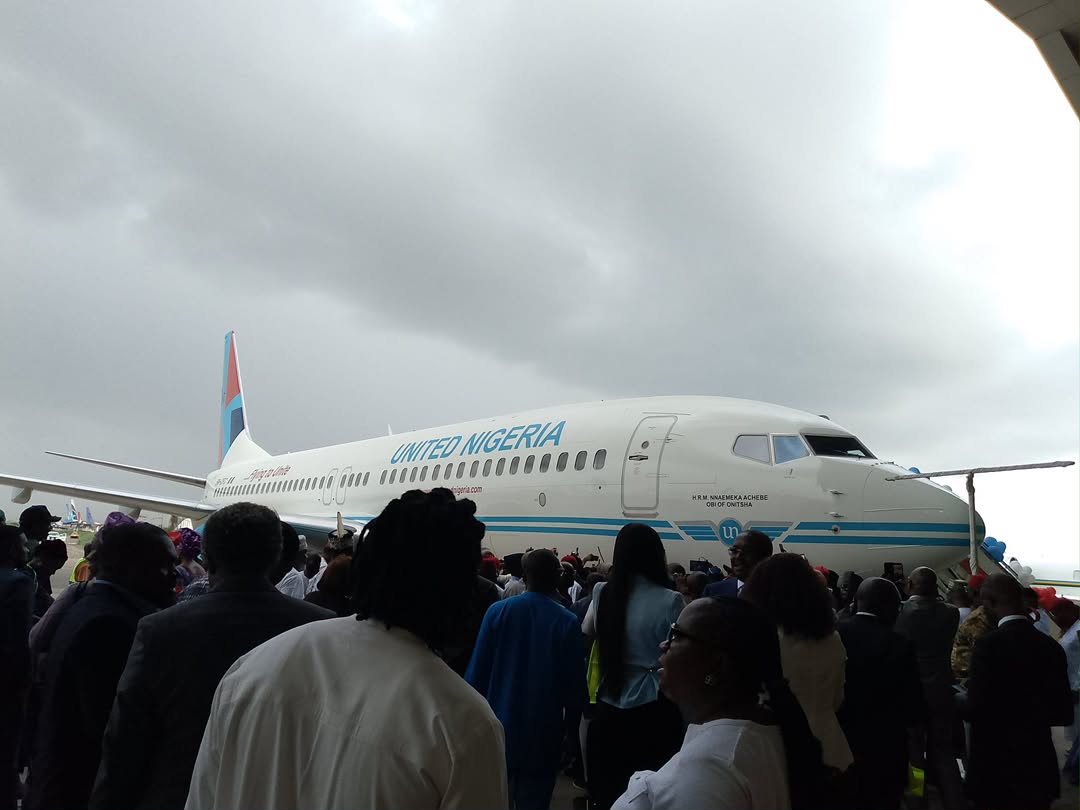 Pictures from the unveiling of the two newly acquired Boeing 737-800 Next Generation aircrafts of the United Nigeria airlines in Abuja.